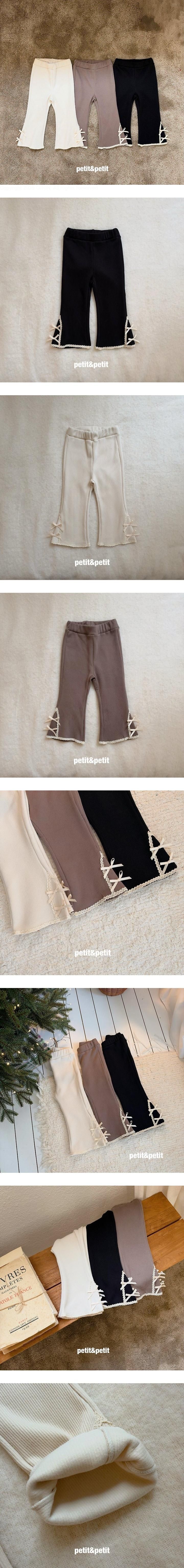 May Lace Flare Pants by Petit & Petit for Child - view 1