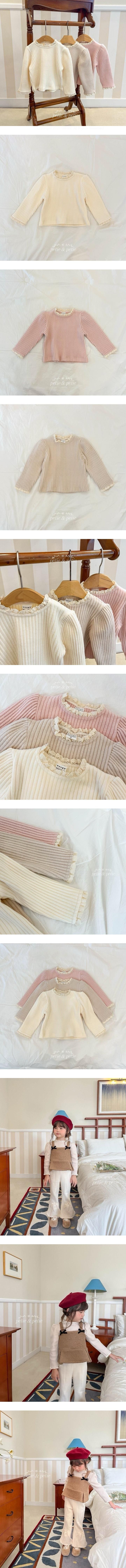 Mellow Lace Tee by Petit & Petit for Child - view 1