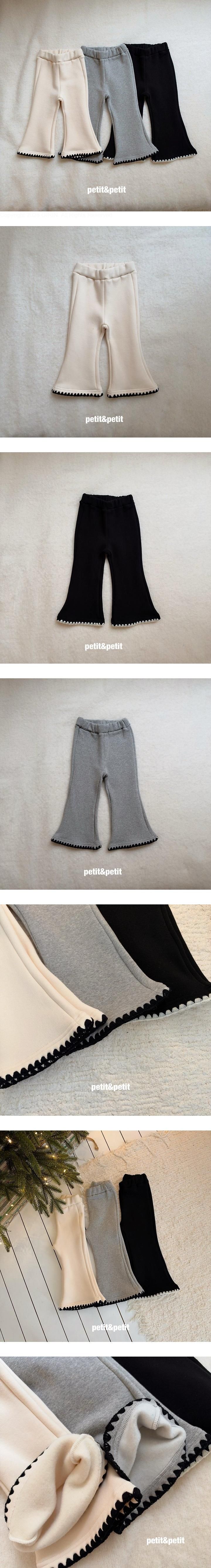 Mellow Embroidery Flare Pants by Petit & Petit for Child - view 1