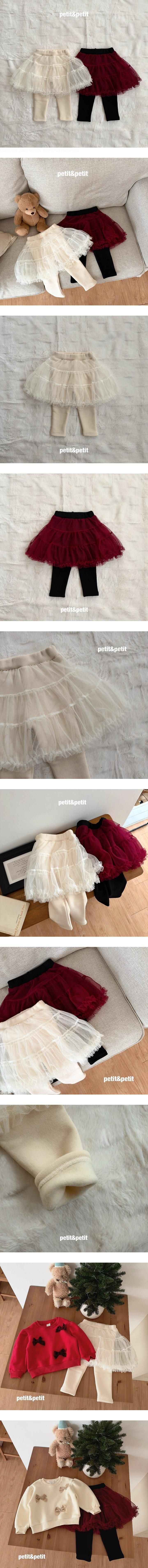 Chiffon Skirt Leggings by Petit & Petit for Child - view 1