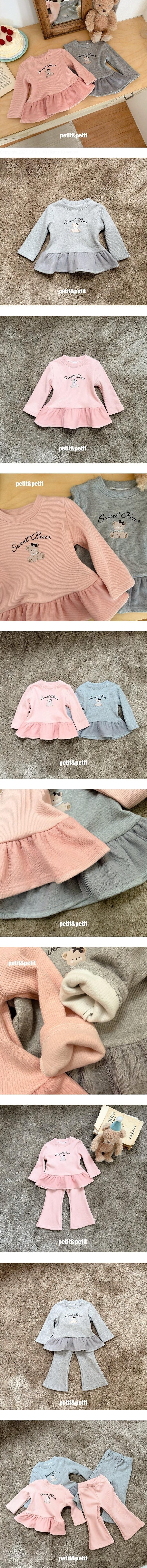 Sweet Bear Cancan Tee by Petit & Petit for Child - view 1