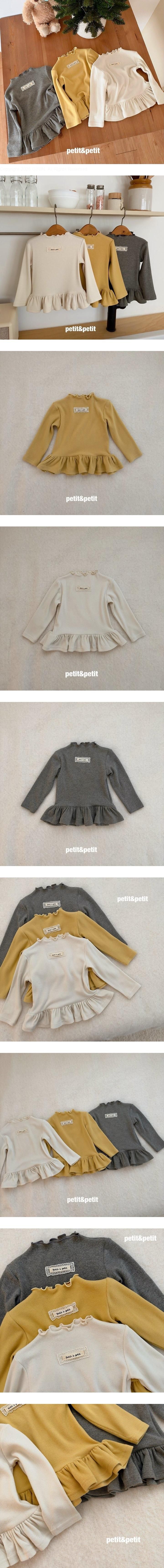 Bella Ribbed Cancan Tee by Petit & Petit for Child - view 1