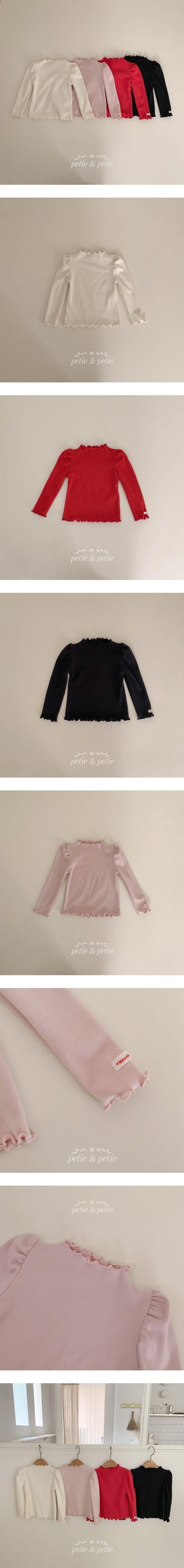 Label Plain Lettuce Edge Tee by Petit & Petit for Child - view 1