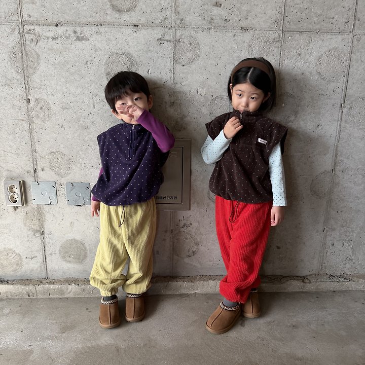 Dot Fleece Vest by Pie for Baby - view 9