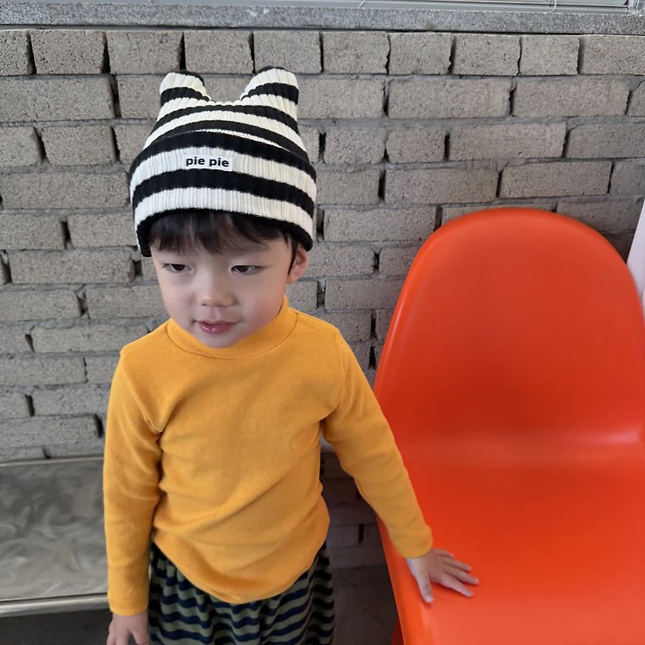 Cheese Half Mock Neck Tee by Pie for Baby - view 8
