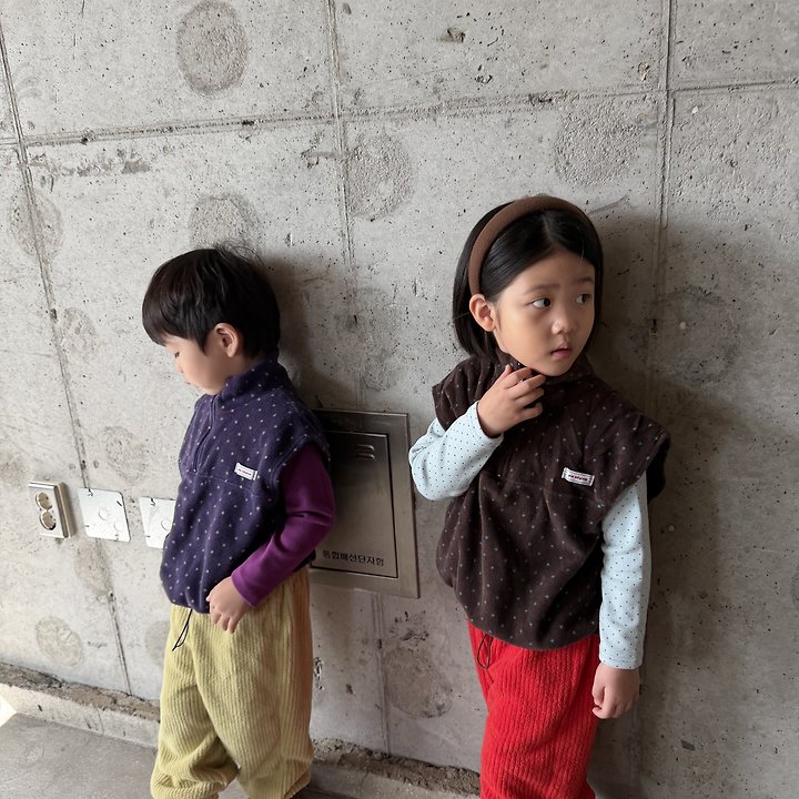 Dot Fleece Vest by Pie for Baby - view 11