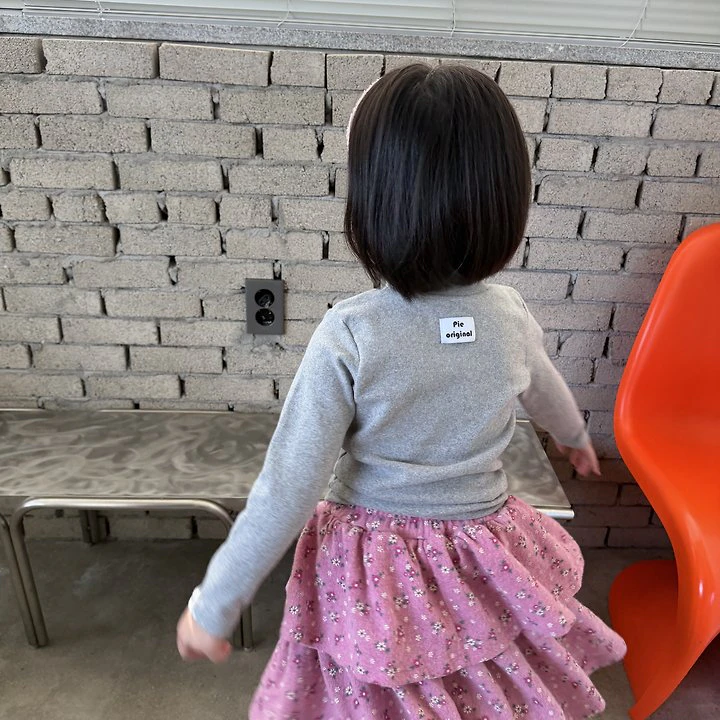 Cheese Half Mock Neck Tee by Pie for Baby - view 10