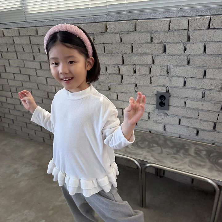 Peach Frill Tee by Pie for Baby - view 4