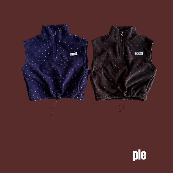 Dot Fleece Vest by Pie for Baby - view 1