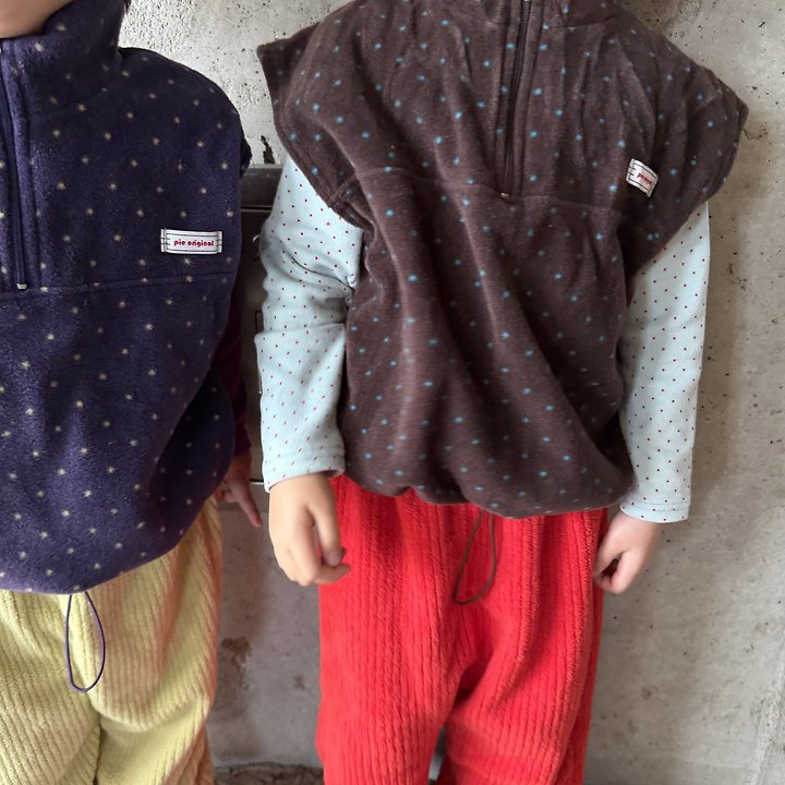 Dot Fleece Vest by Pie for Baby - view 5