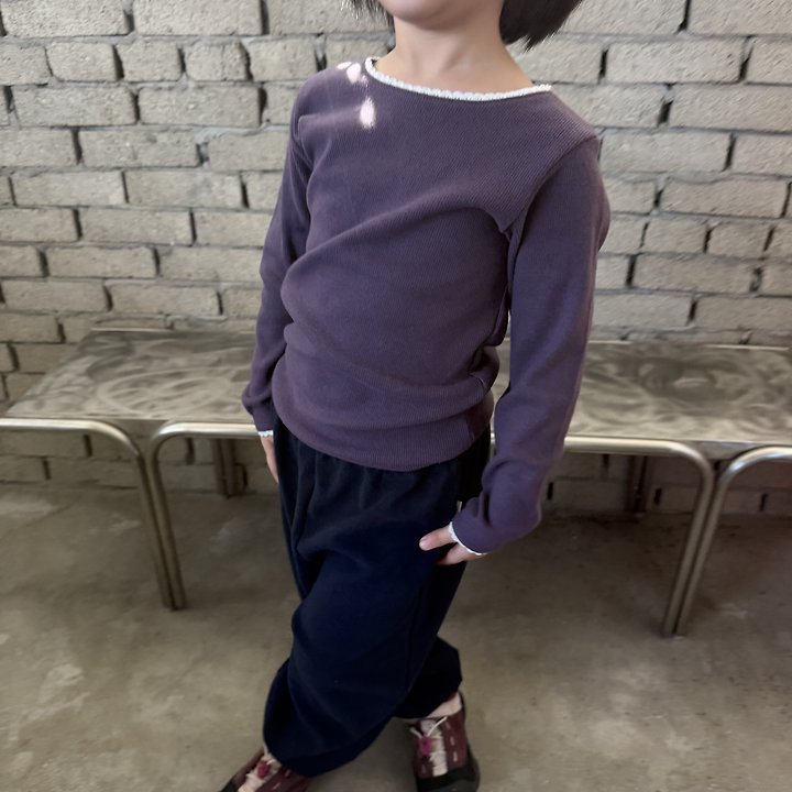 Peach Lace Tee by Pie for Baby - view 7