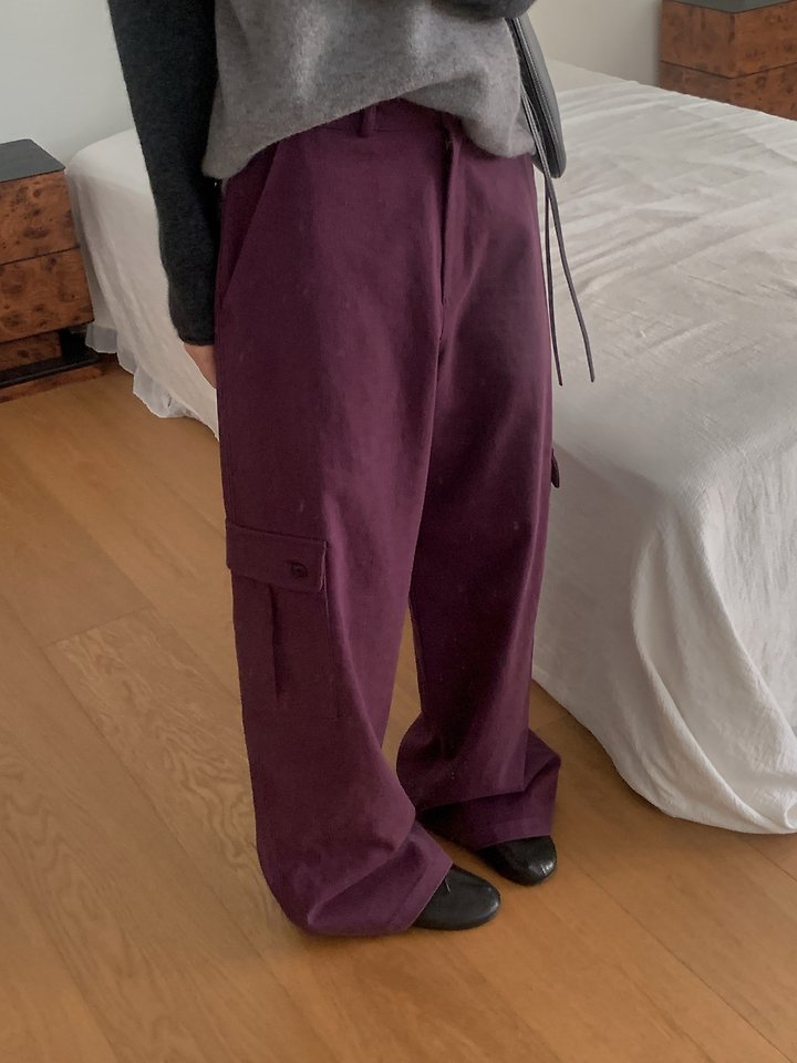 Pintuck Cargo Pants by Pomelo for Women - view 5