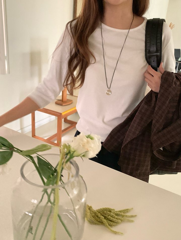 Mob 3/4 Sleeve Tee by Pomelo for Women - view 4