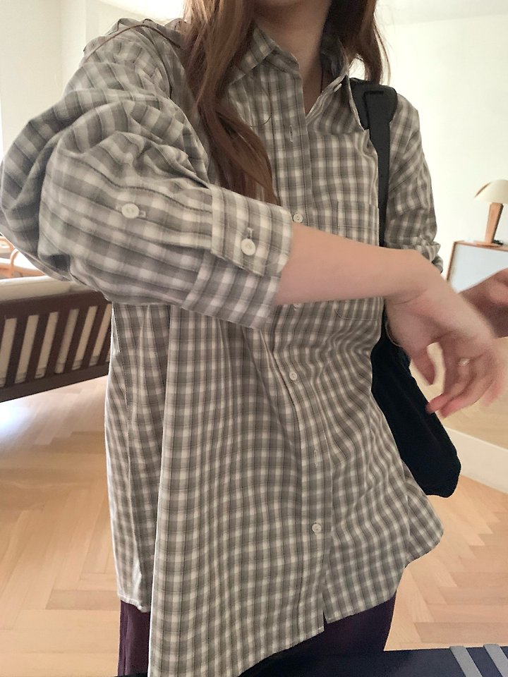 Holton Check Shirt by Pomelo for Women - view 10