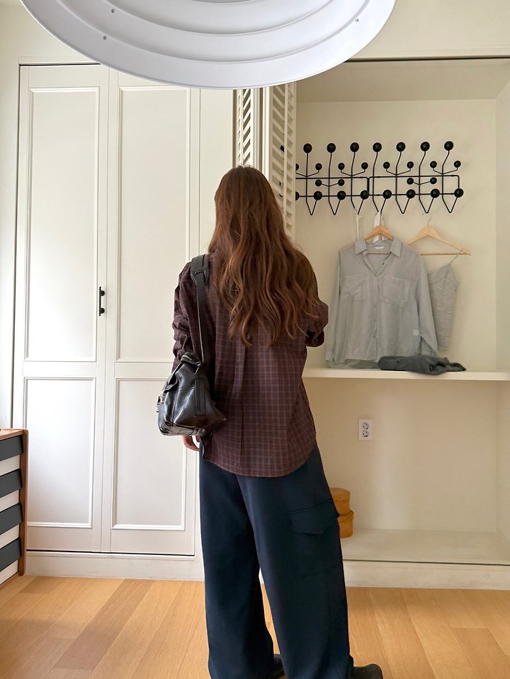 Holton Check Shirt by Pomelo for Women - view 9
