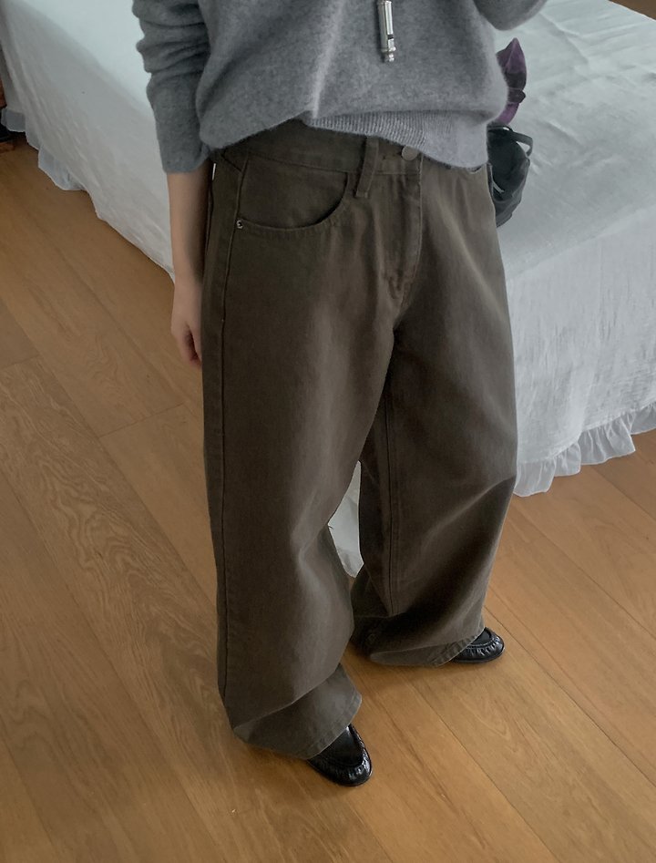 Grove Denim Pants by Pomelo for Women - view 7
