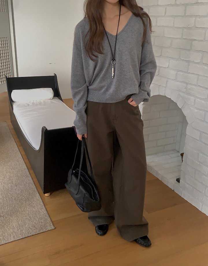 Grove Denim Pants by Pomelo for Women - view 8