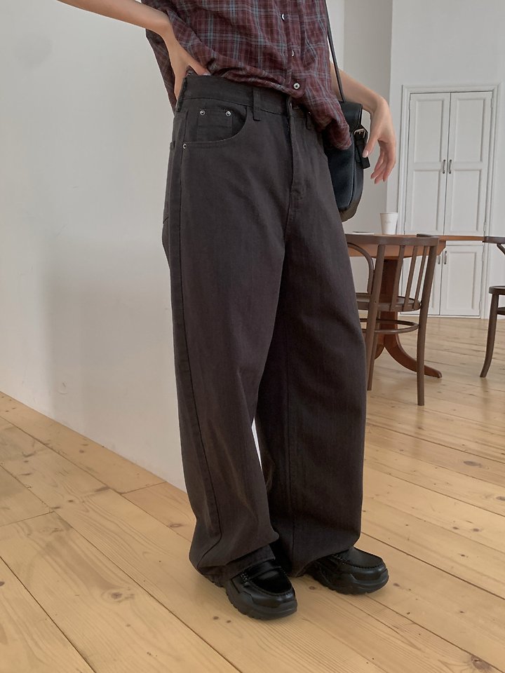 Texture Denim Pants by Pomelo for Women - view 6