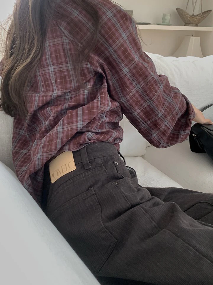 Texture Denim Pants by Pomelo for Women - view 8
