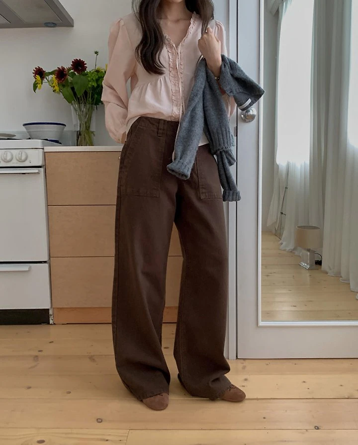Bizo Denim Pants by Pomelo for Women - view 3