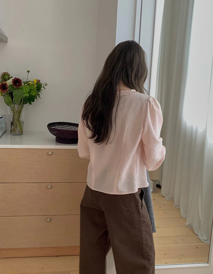Lene Frill Blouse by Pomelo for Women - view 5