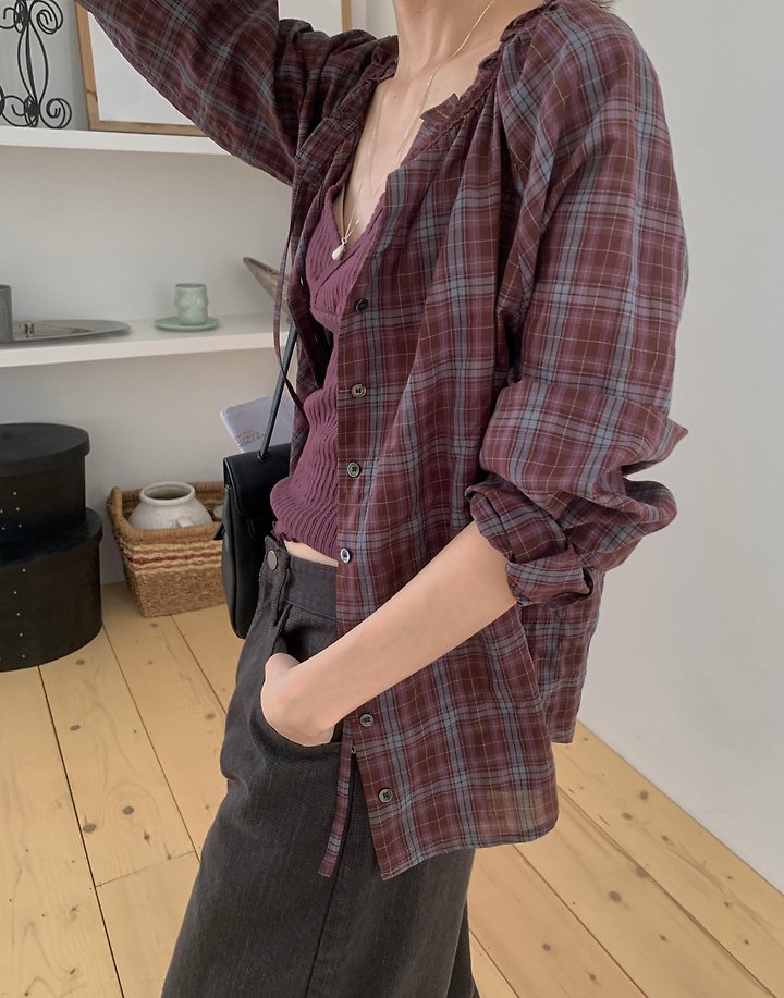 Penny Frill Blouse by Pomelo for Women - view 5