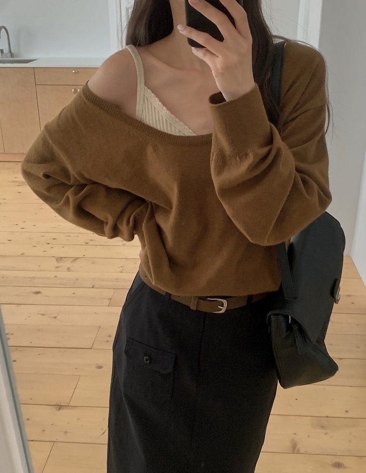 Alma U-Neck Knit by Pomelo for Women - view 3