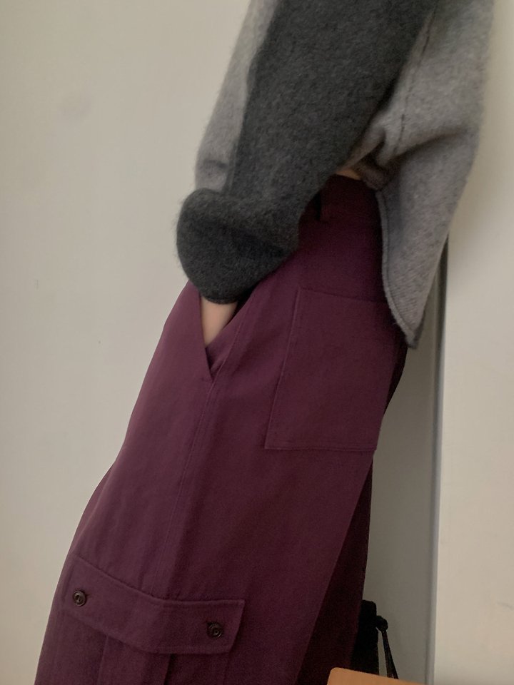 Pintuck Cargo Pants by Pomelo for Women - view 8