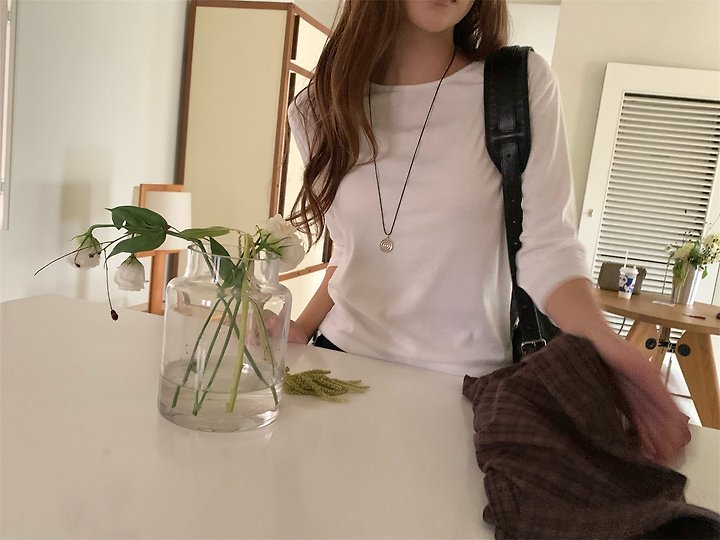 Mob 3/4 Sleeve Tee by Pomelo for Women - view 5