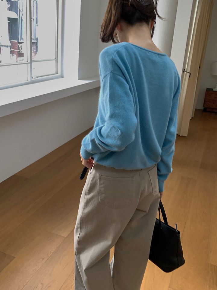 Grove Denim Pants by Pomelo for Women - view 4