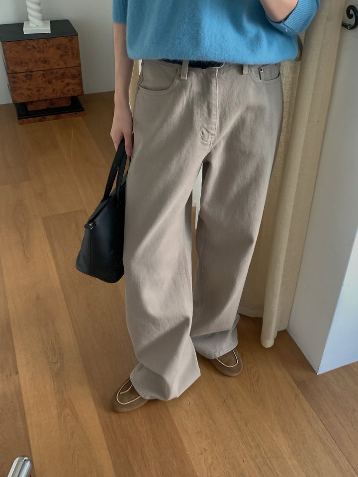 Grove Denim Pants by Pomelo for Women - view 6