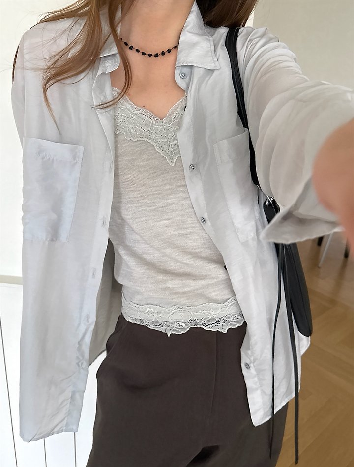 Gabi Light Shirt by Pomelo for Women - view 2