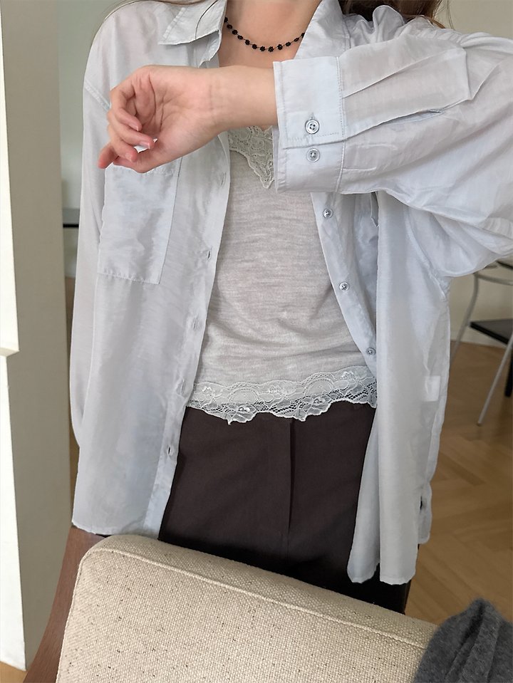 Gabi Light Shirt by Pomelo for Women - view 4