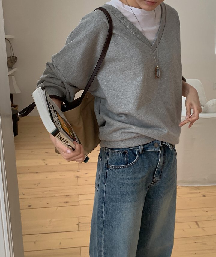 Dual Sweatshirt by Pomelo for Women - view 10