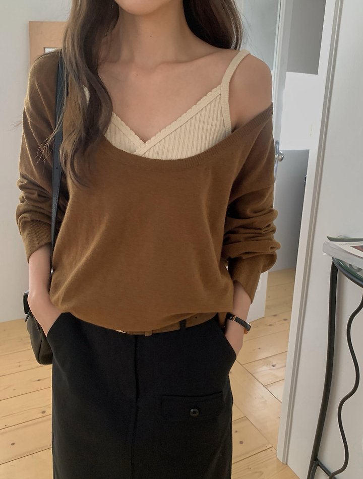 Tis Ribbed Tank Top by Pomelo for Women - view 10