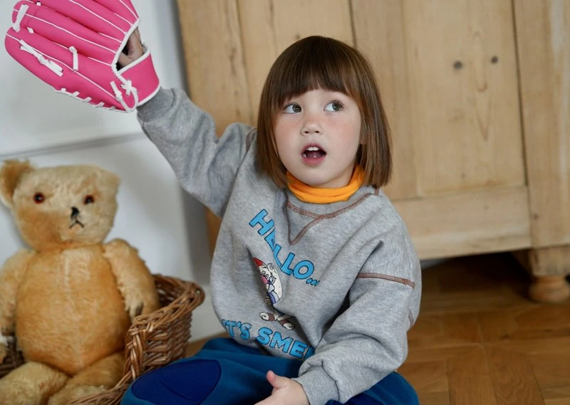 Hello Sweatshirt by Ramijini for Child - view 3