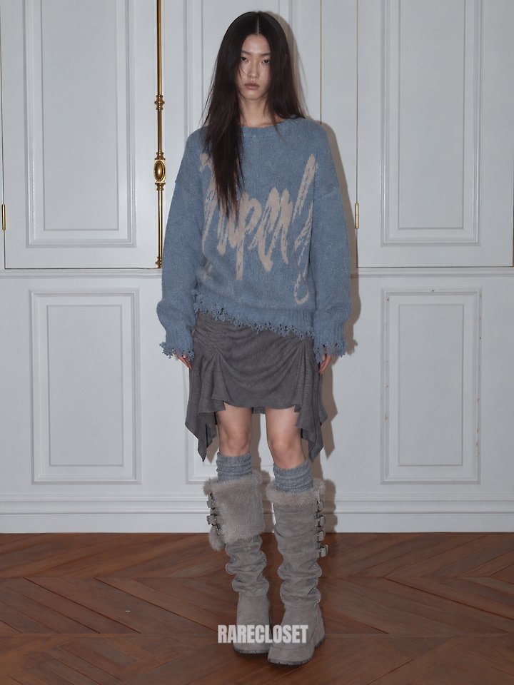 Faded Lettering Knit by Rare Closet for Women - view 10