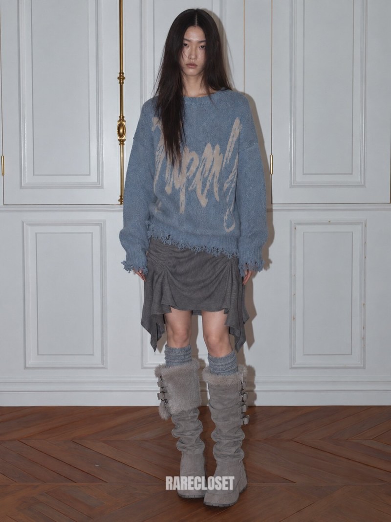 Faded Lettering Knit by Rare Closet for Women - view 5