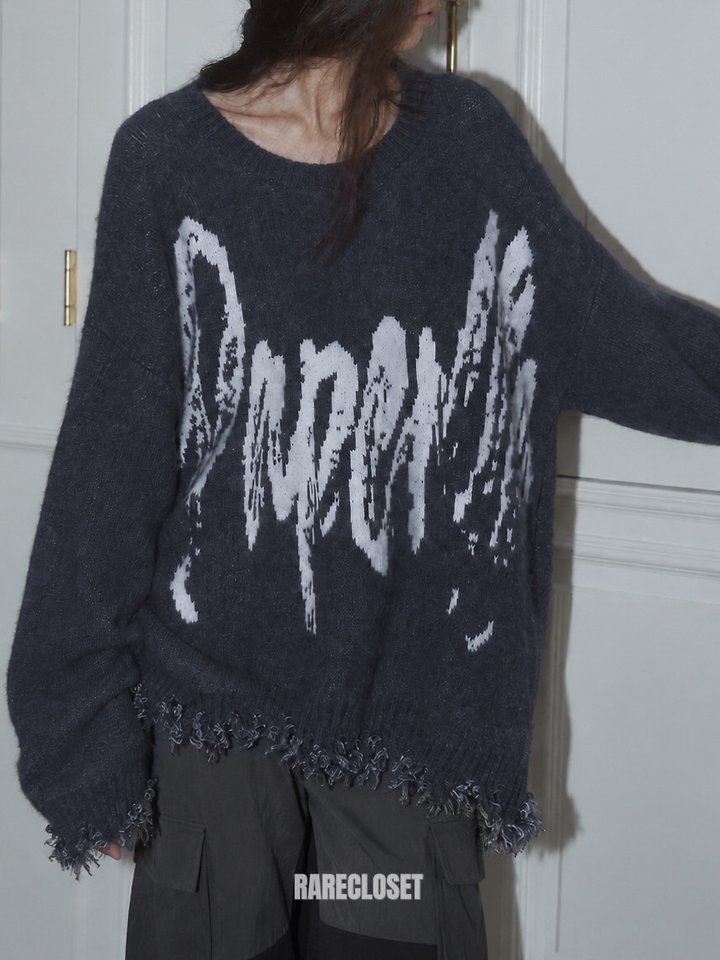 Faded Lettering Knit by Rare Closet for Women - view 4
