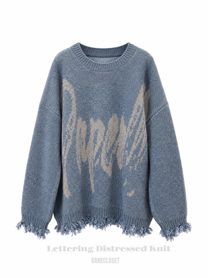 Faded Lettering Knit by Rare Closet for Women - view 6