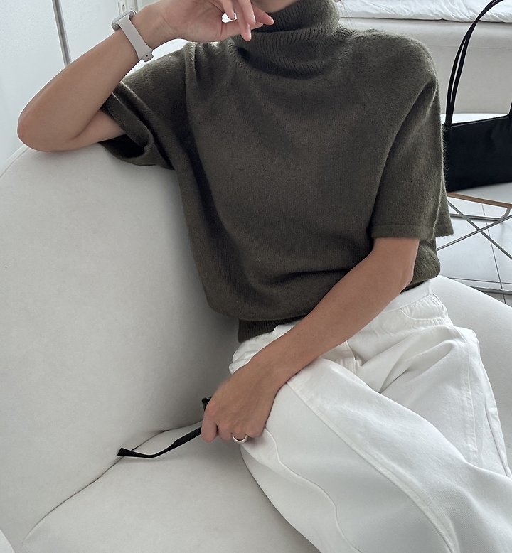 Rabbit Polo Neck Knit by Ripple for Women - view 1