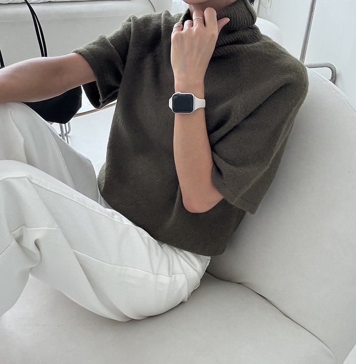 Rabbit Polo Neck Knit by Ripple for Women - view 3