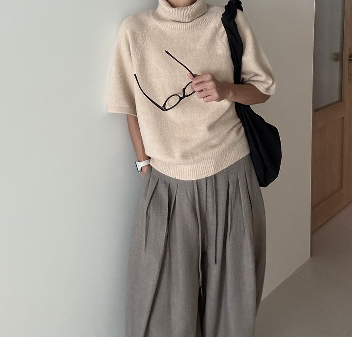 Rabbit Polo Neck Knit by Ripple for Women - view 5