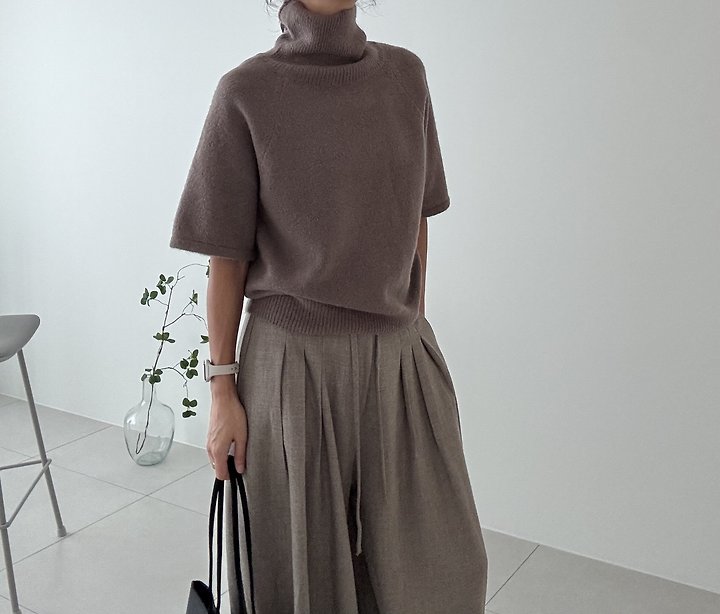 Rabbit Polo Neck Knit by Ripple for Women - view 9