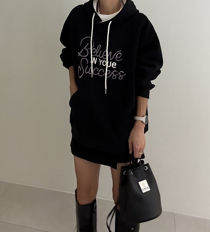 Color Block Hooded Sweatshirt by Ripple for Women - view 10