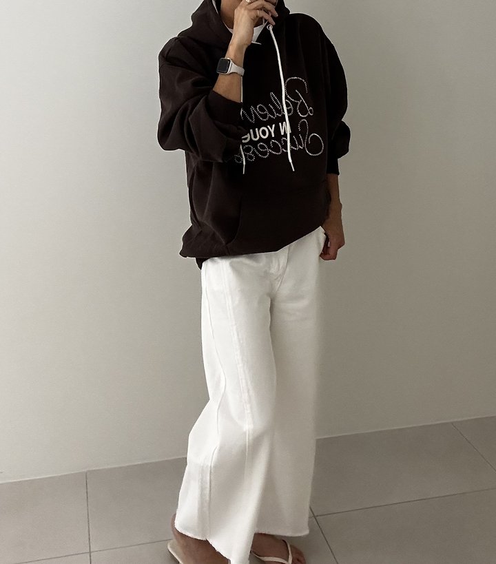 Color Block Hooded Sweatshirt by Ripple for Women - view 4