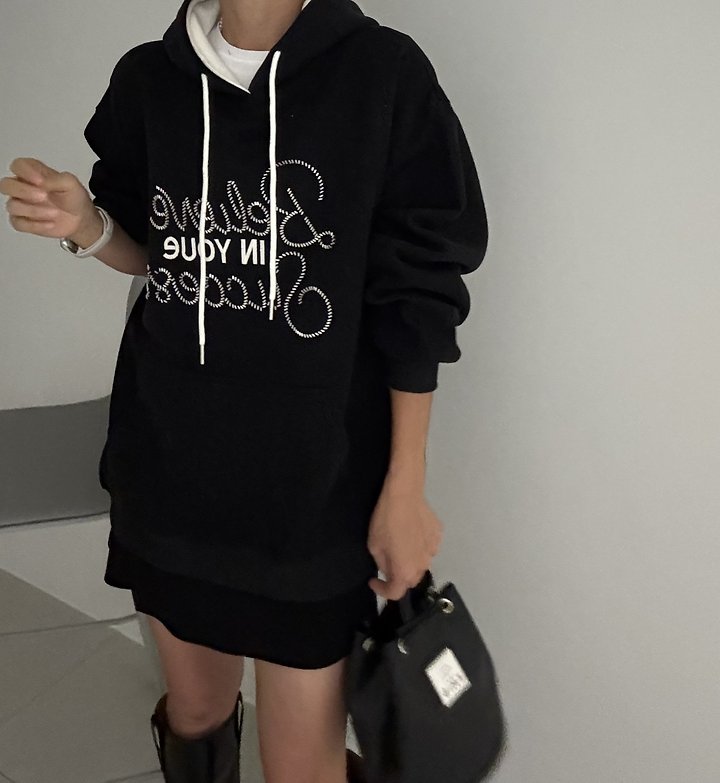 Color Block Hooded Sweatshirt by Ripple for Women - view 6
