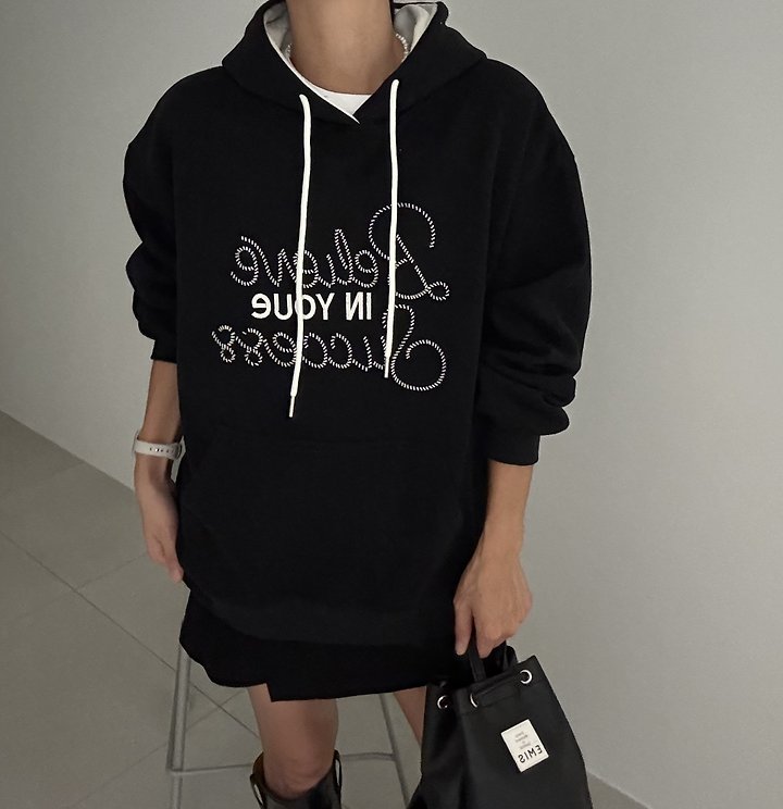 Color Block Hooded Sweatshirt by Ripple for Women - view 8