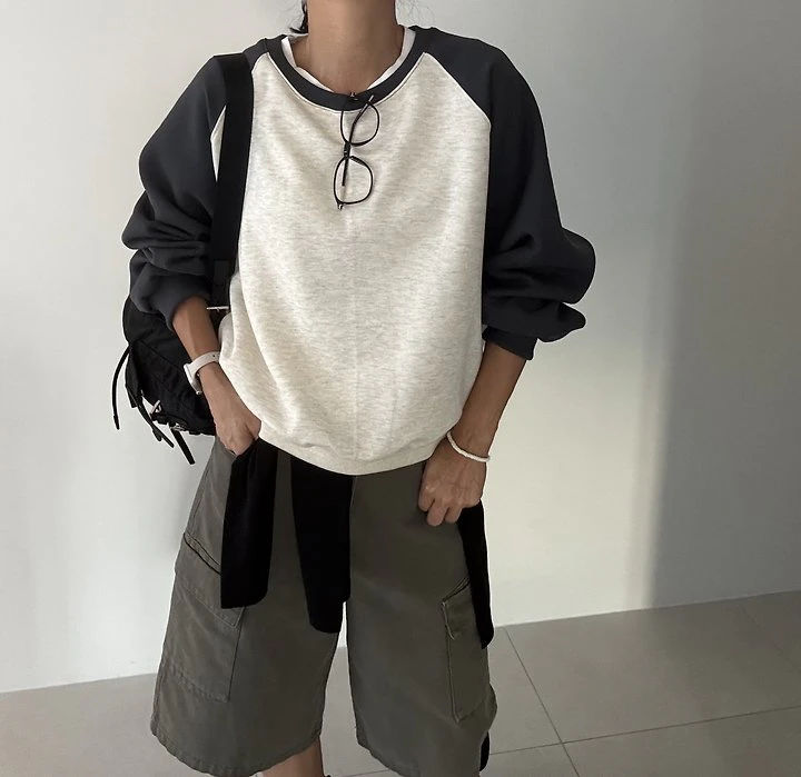 Alo Raglan Sweatshirt by Ripple for Women - view 2