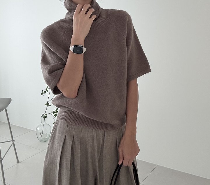 Rabbit Polo Neck Knit by Ripple for Women - view 10